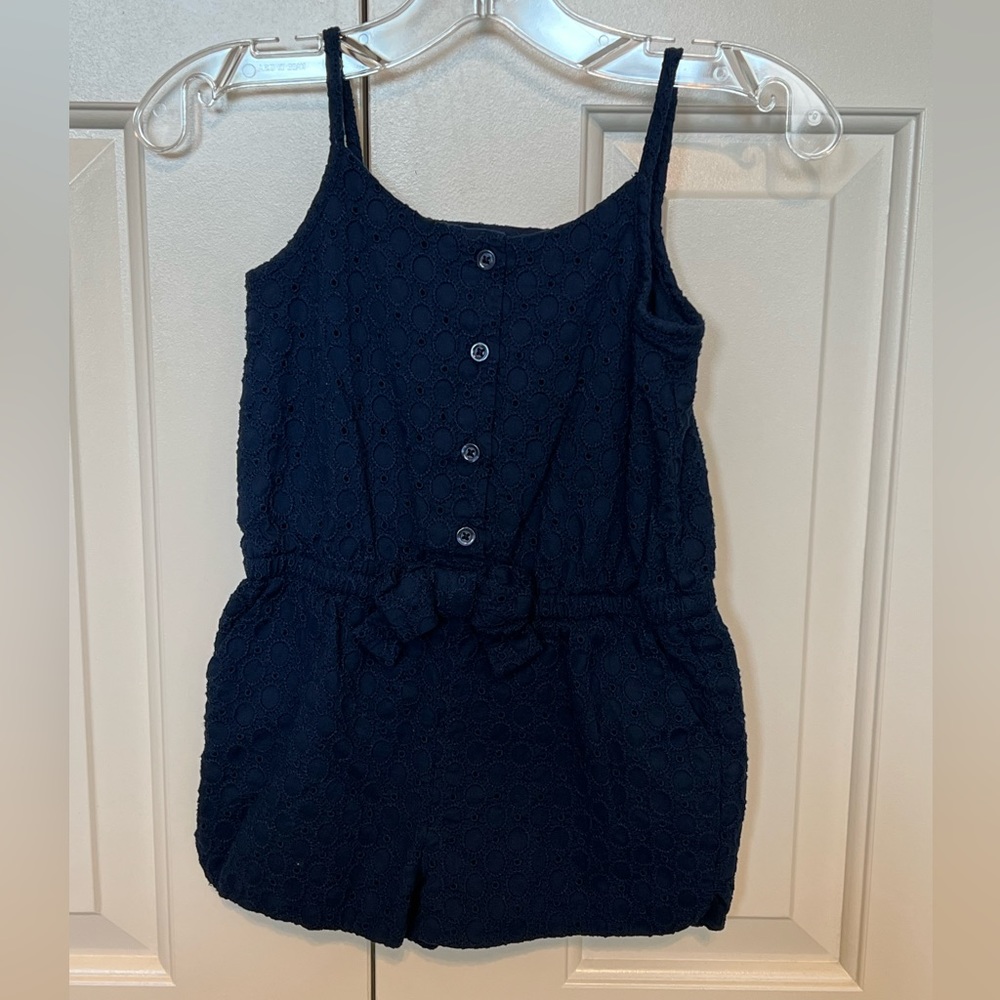 Baby Gap, Girls Navy Romper, 3 years